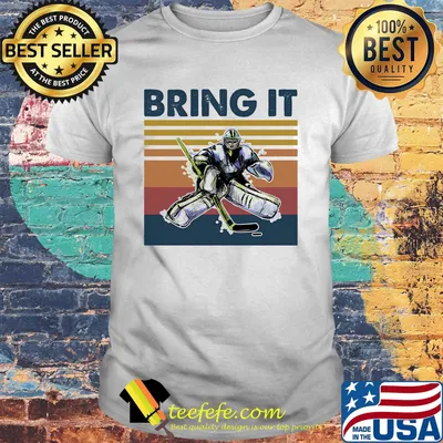 Hockey bring it vintage retro shirt
