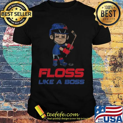 Hockey floss like a boss shirt