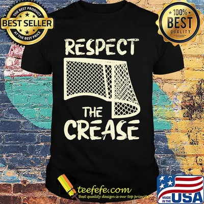 Hockey Respect the crease shirt