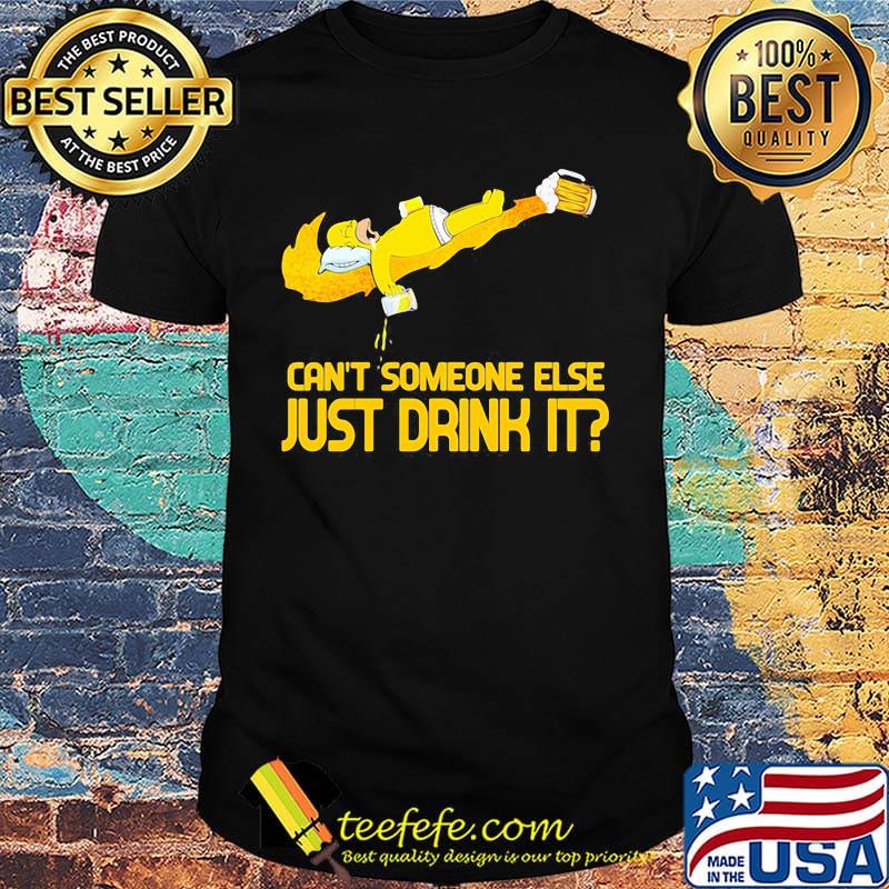 Homer simpson nike can't someone else just drink it shirt Homer simpson nike can't someone else just drink it shirt