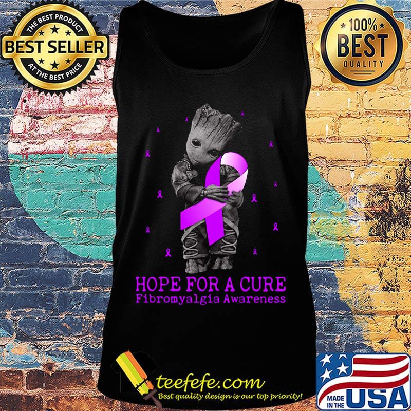 Hope for a cure fibromyalgia awareness alien s Tank top Hope for a cure fibromyalgia awareness alien s Tank top