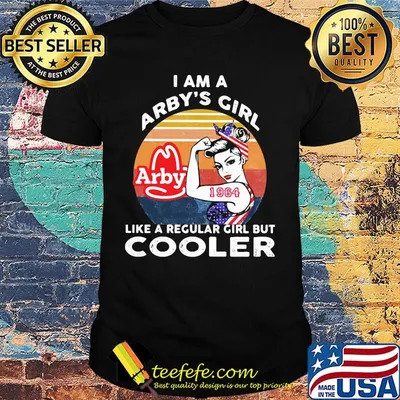 I am a arby's 1964 girl like a regular girl but cooler vintage retro shirt