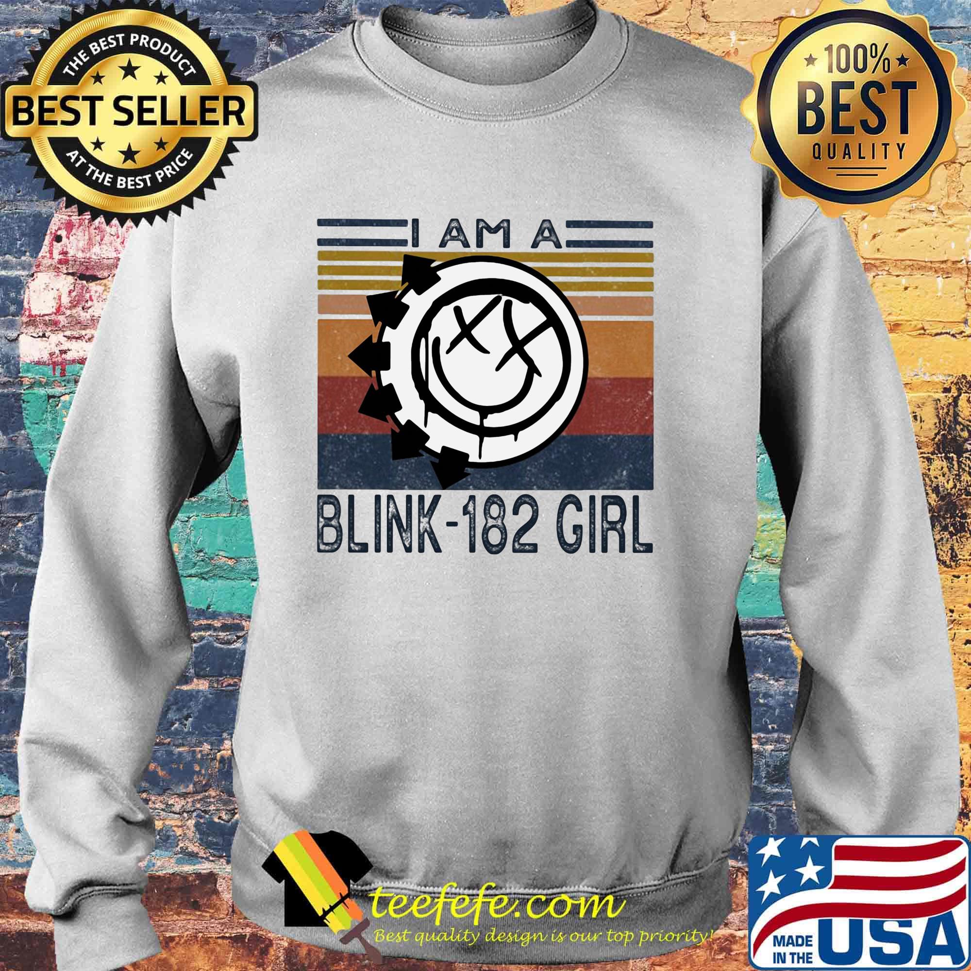 I am a blink 182 girl vintage retro s Sweater I am a blink 182 girl vintage retro s Sweater
