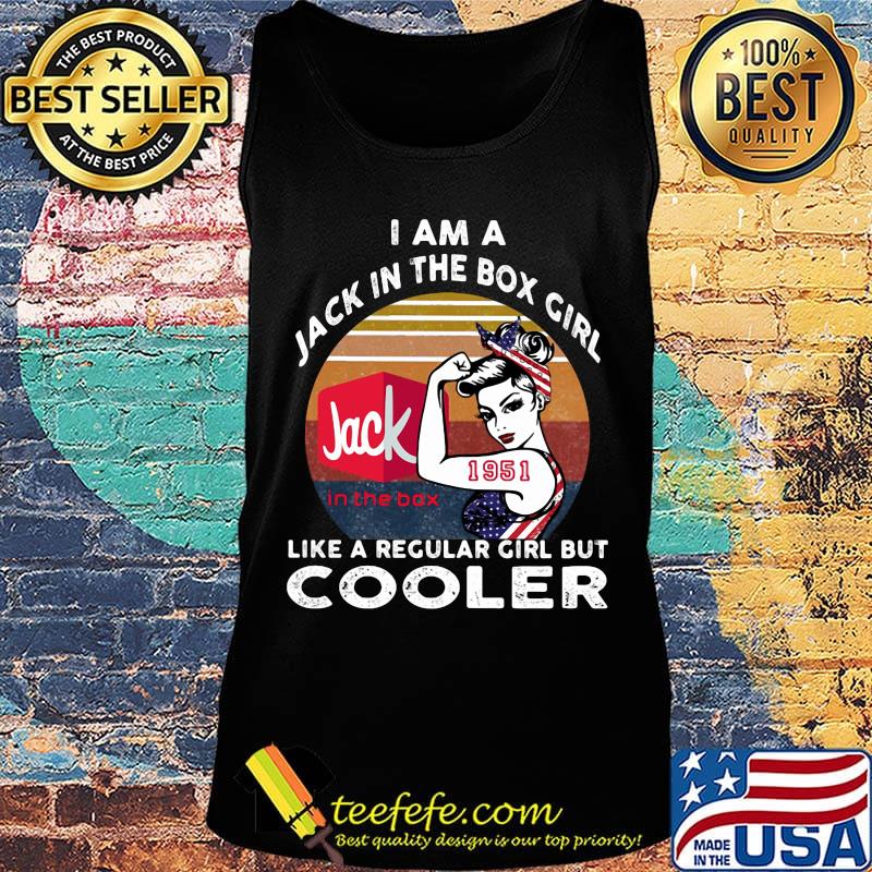 I am a jack in the box 1951 girl like a regular girl but cooler vintage retro s Tank top I am a jack in the box 1951 girl like a regular girl but cooler vintage retro s Tank top