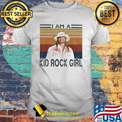 I am a kid rock girl vintage retro shirt