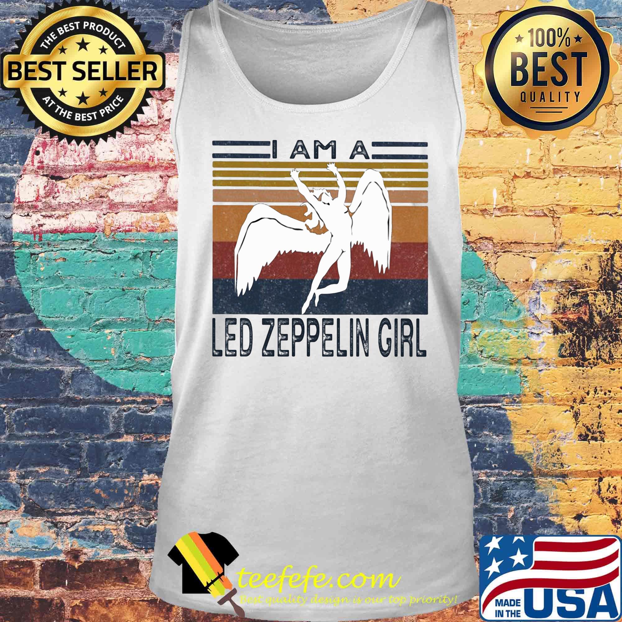 I am a led zeppelin girl vintage retro s Tank top I am a led zeppelin girl vintage retro s Tank top