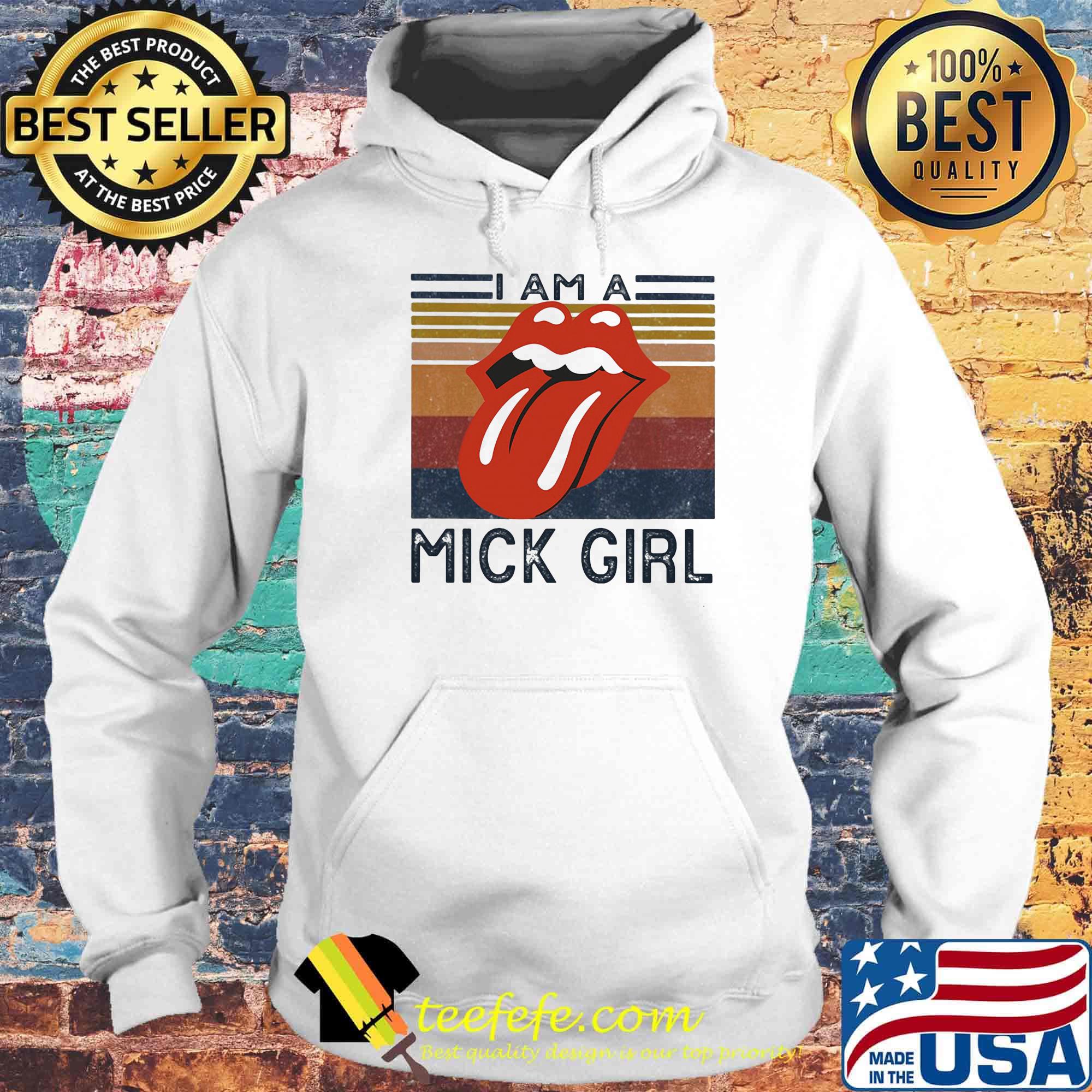 I am a mick girl vintage retro s Hoodie I am a mick girl vintage retro s Hoodie