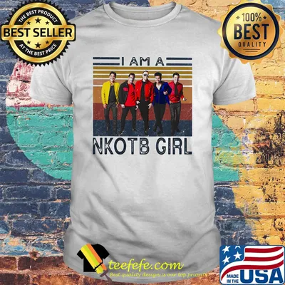 I am a nkotb girl vintage retro shirt