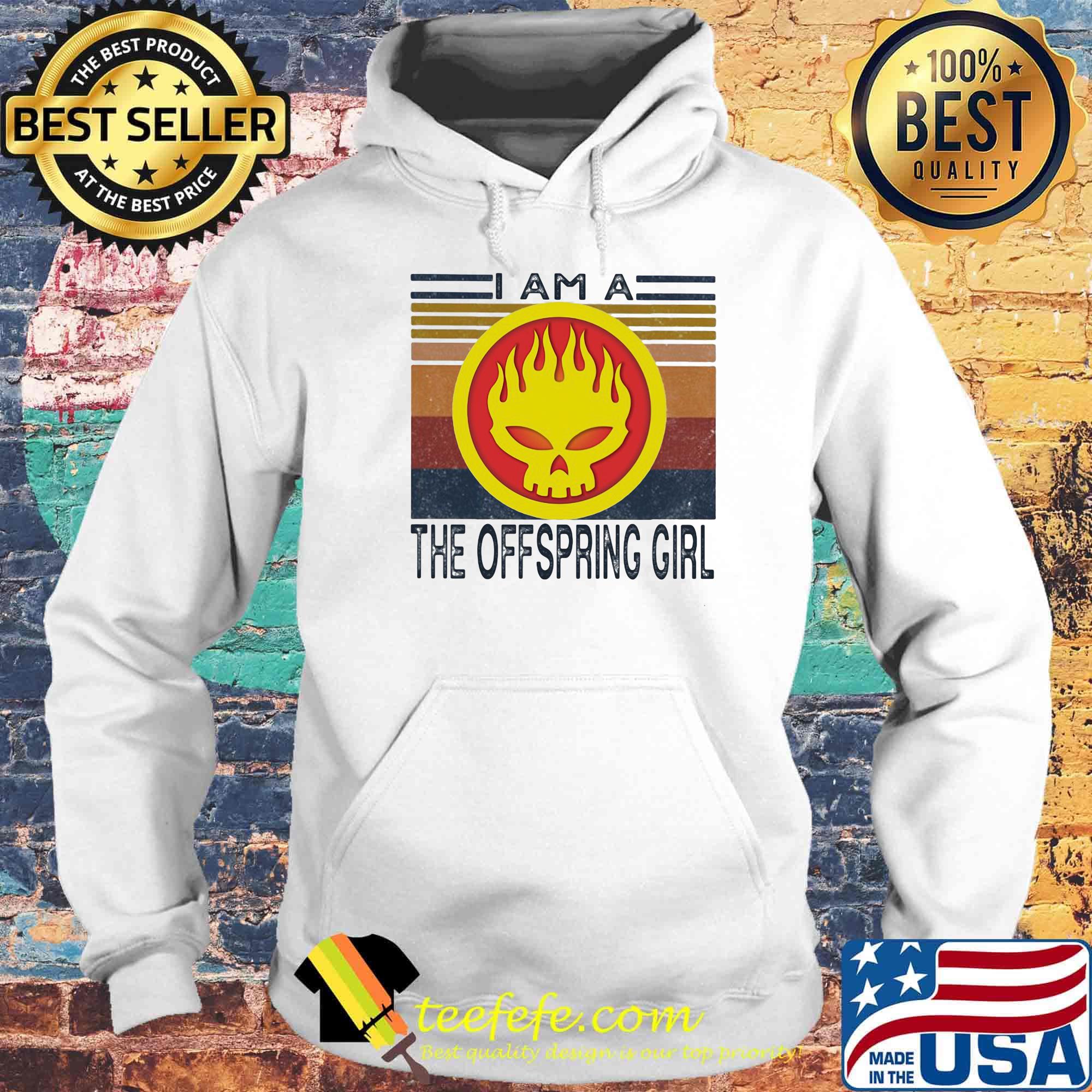 I am a the offspring girl vintage retro s Hoodie I am a the offspring girl vintage retro s Hoodie