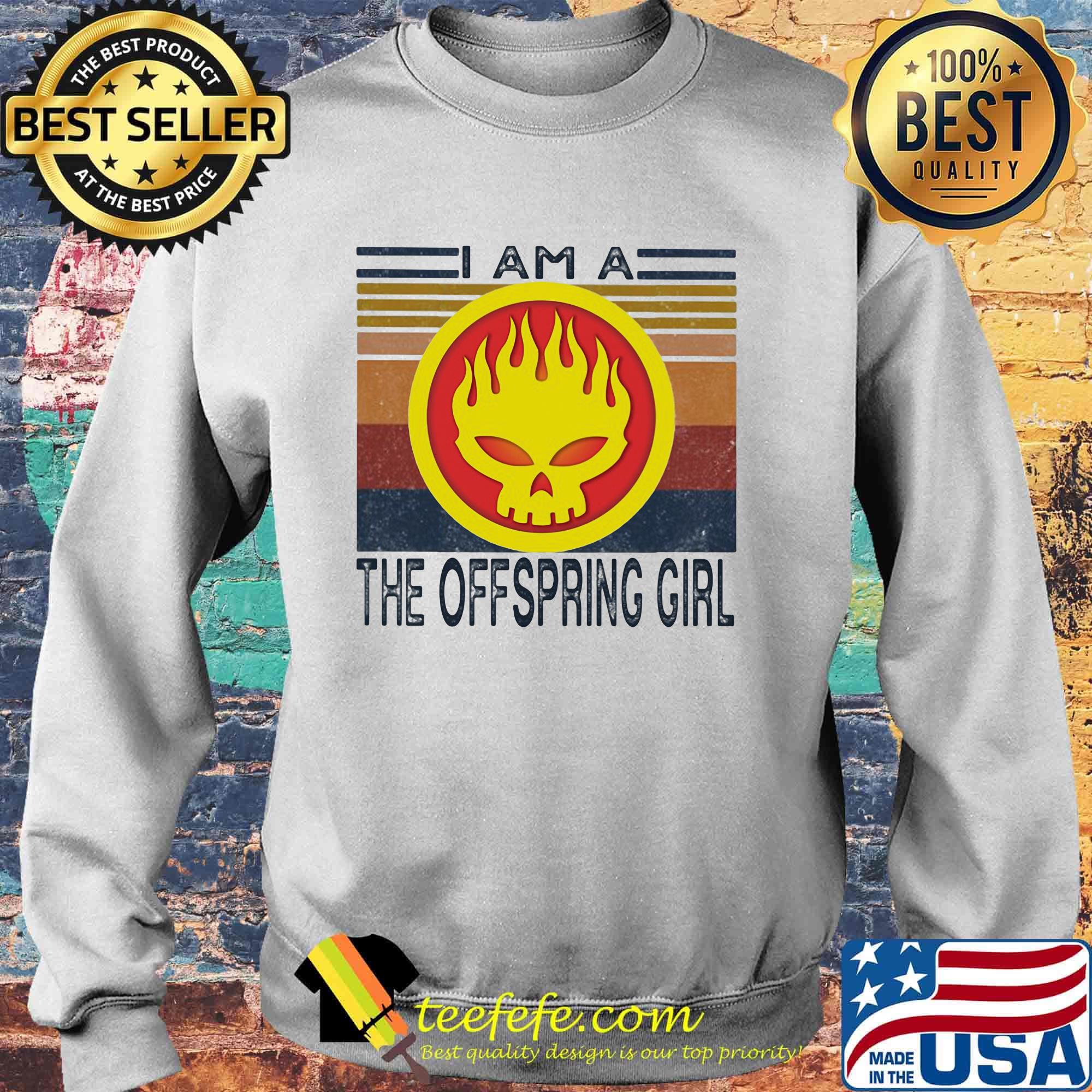 I am a the offspring girl vintage retro s Sweater I am a the offspring girl vintage retro s Sweater