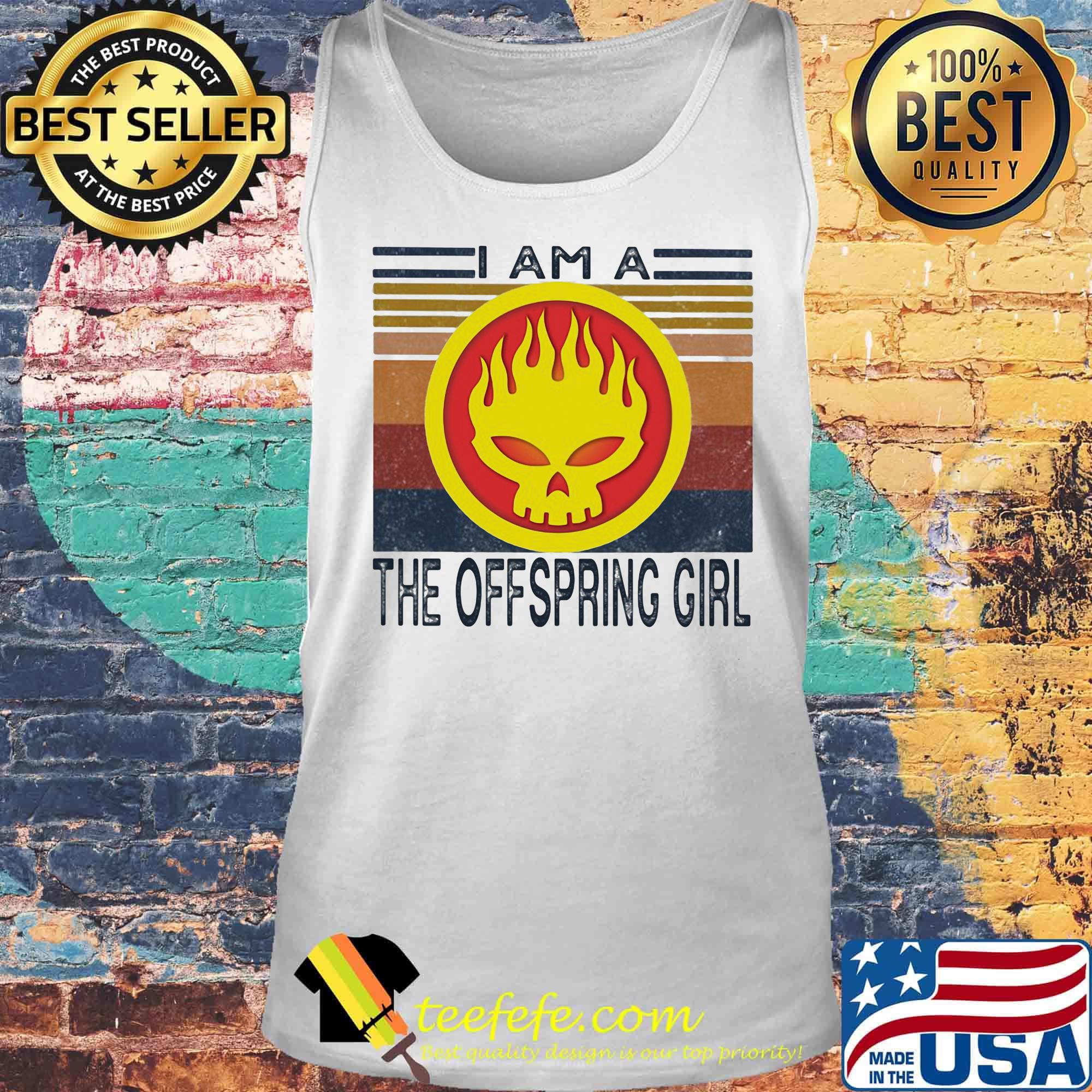 I am a the offspring girl vintage retro s Tank top I am a the offspring girl vintage retro s Tank top