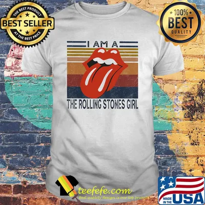 I am a the rolling stones girl vintage retro shirt