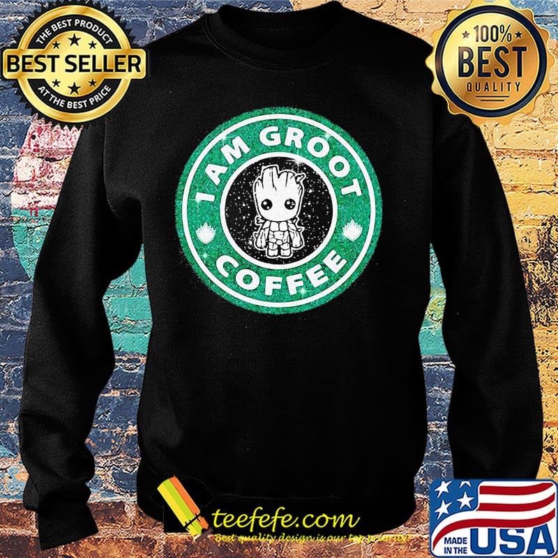 I am baby groot coffee diamond s Sweater I am baby groot coffee diamond s Sweater