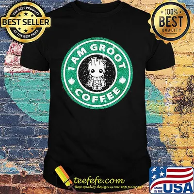 I am baby groot coffee diamond shirt
