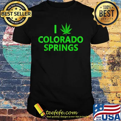 I colorado springs weed leaf shirt