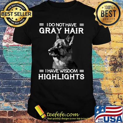 I Go Not Have Gray Hair I Have Wisdom High Lights Dog Shirt