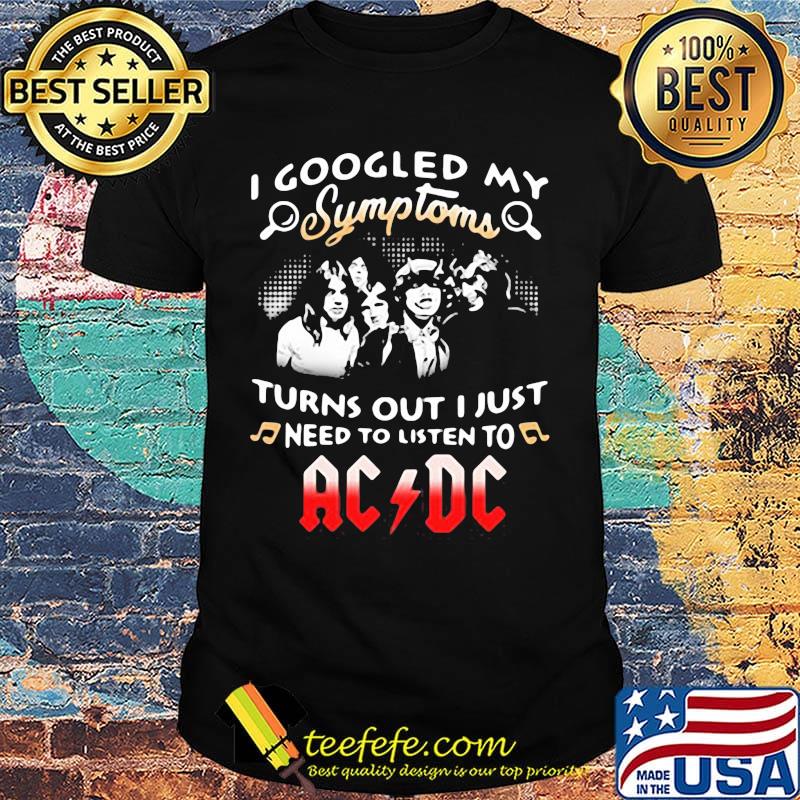 I googled my symptoms turns out I just need to listen to AC DC shirt