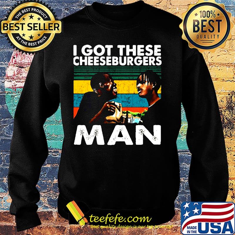 I got these cheeseburgers man vintage retro s Sweater I got these cheeseburgers man vintage retro s Sweater
