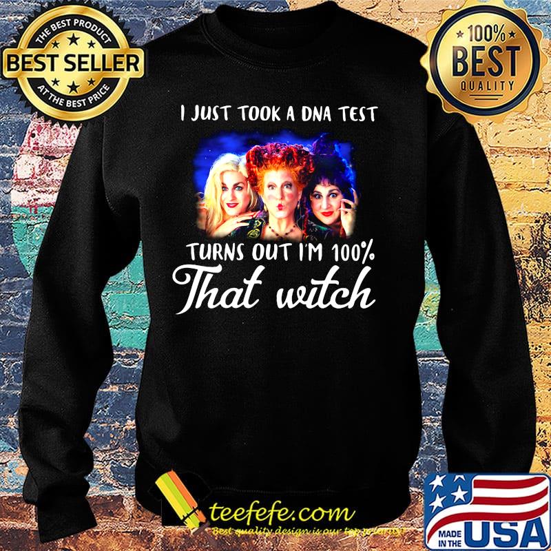 I just took a dna test turns out i'm 100% that witch characters s Sweater I just took a dna test turns out i'm 100% that witch characters s Sweater