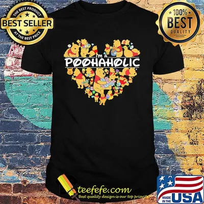 I'm a pooh aholic heart shirt