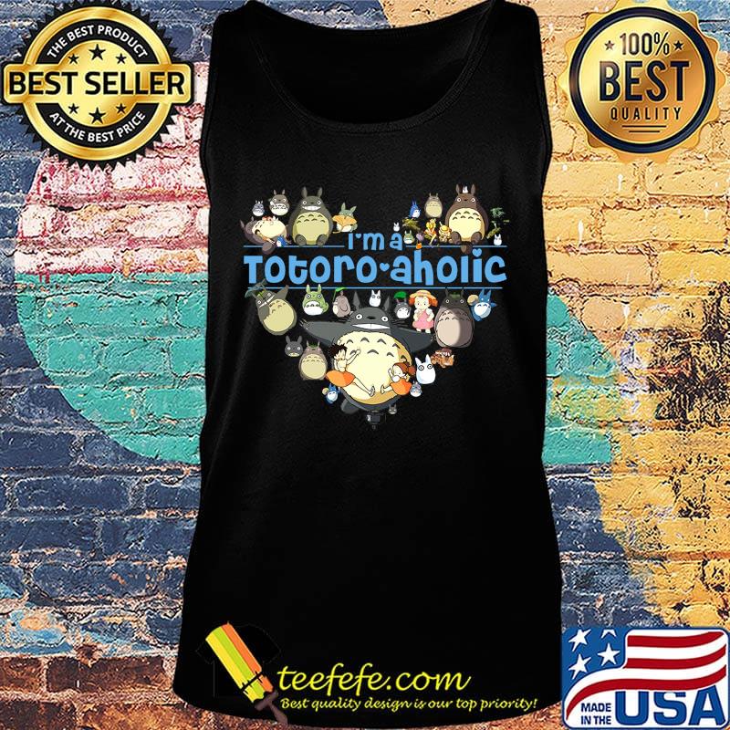 I'm a totoro aholic heart s Tank top I'm a totoro aholic heart s Tank top