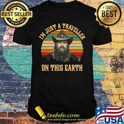I'm just a traveller on this earth vintage retro shirt