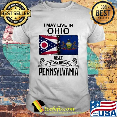 I may live in ohio but my story began in pennsylvania shirt