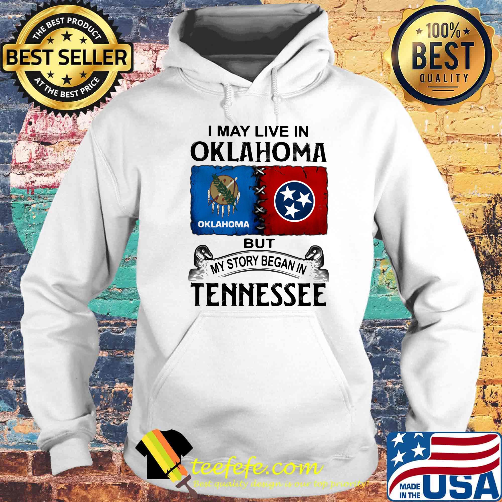 I may live in oklahoma but my story began in tennessee s Hoodie I may live in oklahoma but my story began in tennessee s Hoodie
