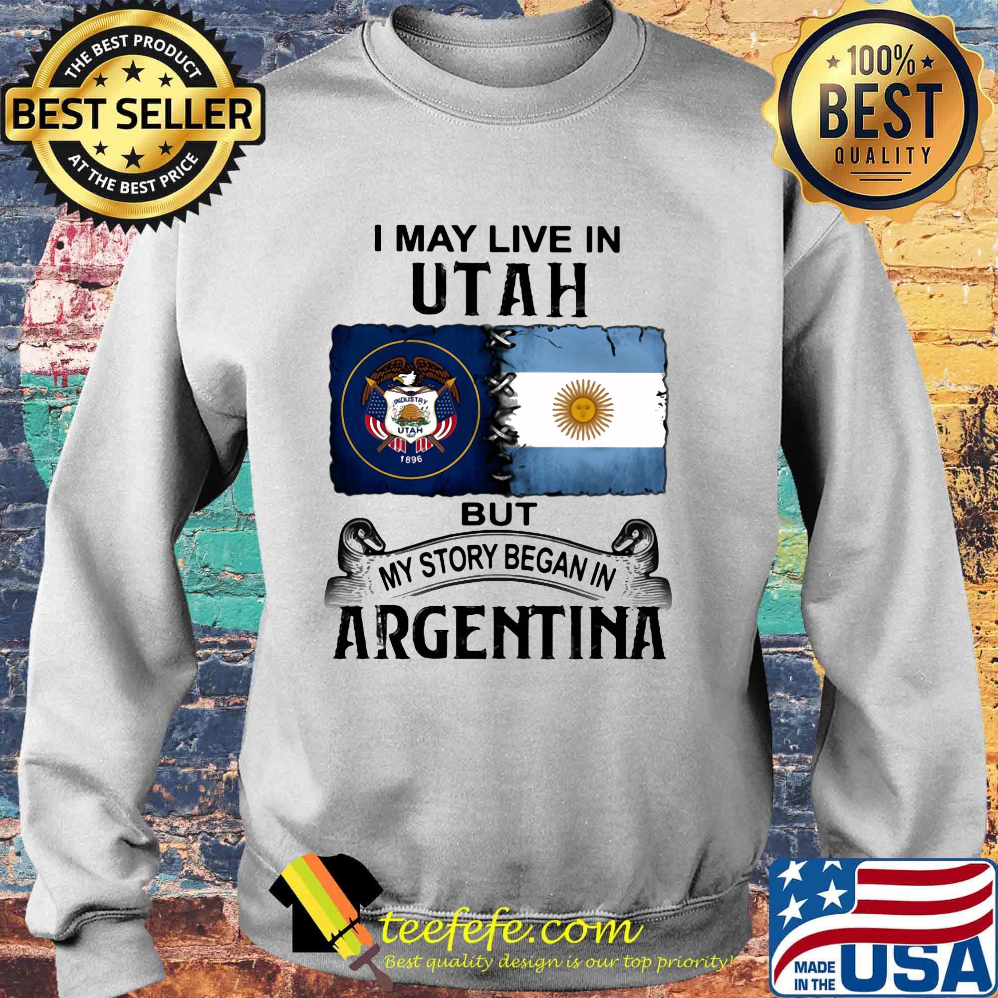 I may live in UTAH but my story began in ARGENTINA s Sweater I may live in UTAH but my story began in ARGENTINA s Sweater