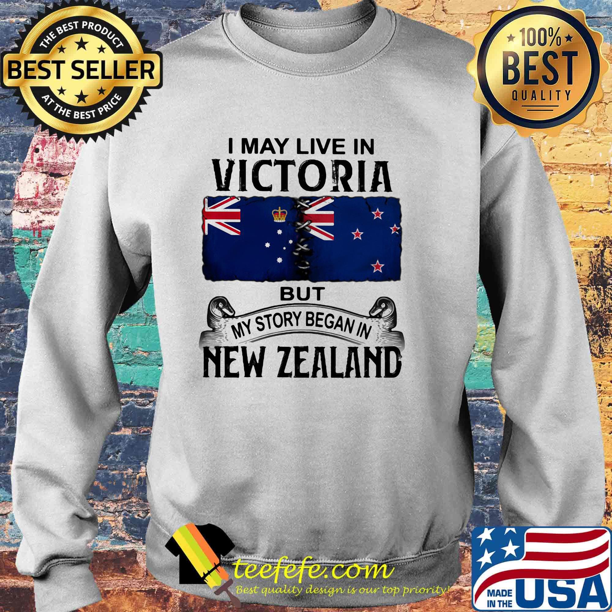 I may live in victoria but my story began in new zealand s Sweater I may live in victoria but my story began in new zealand s Sweater