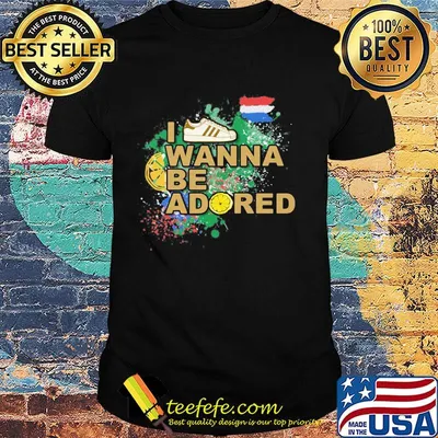 I shoes wanna be adored shirt