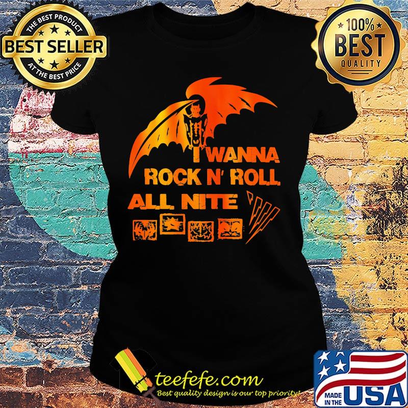 I wanna rock N'roll all nite s Ladies tee I wanna rock N'roll all nite s Ladies tee