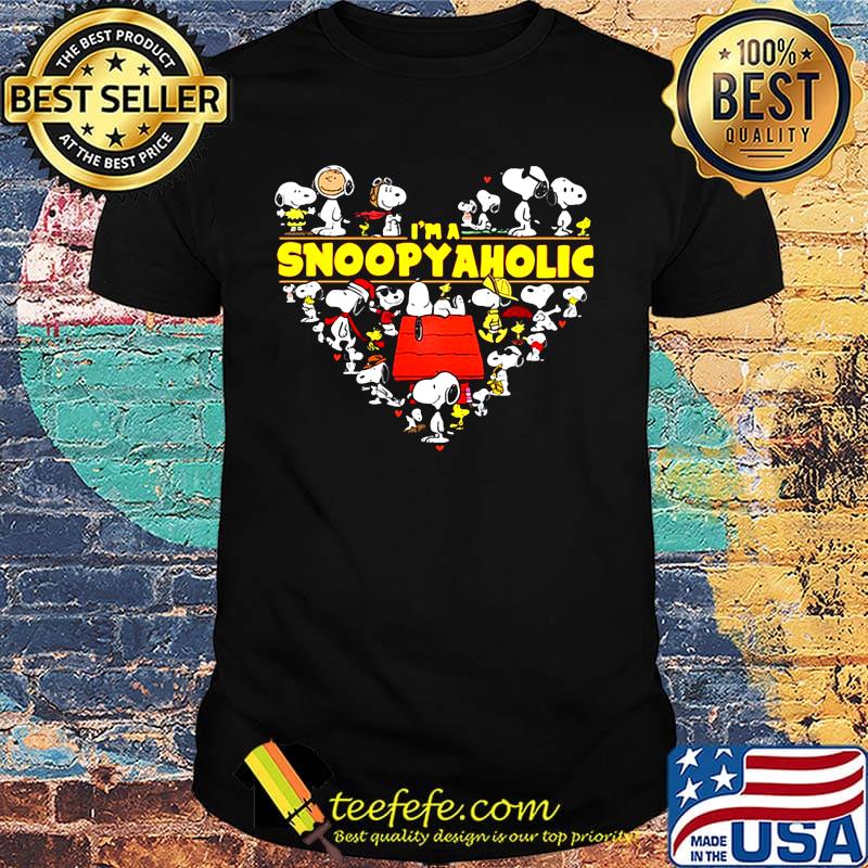 I’m snoopy aholic heart shirt I’m snoopy aholic heart shirt