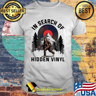 In search of hidden vinyl shirt