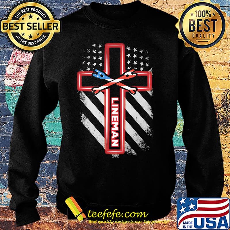 Independence day cross lineman s Sweater Independence day cross lineman s Sweater