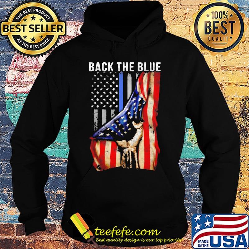 Independence day flag american back the blue s Hoodie Independence day flag american back the blue s Hoodie