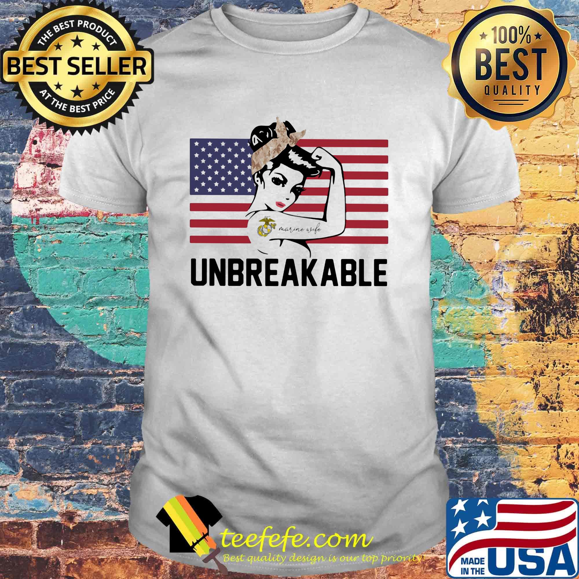Independence day strong tattoos marine wife unbreakable shirt Independence day strong tattoos marine wife unbreakable shirt