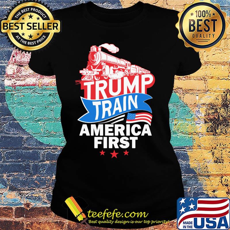 Independence day trump train america first s Ladies tee Independence day trump train america first s Ladies tee