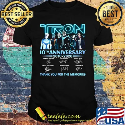 Iron 10th anniversary 2010 2020 thank you for the memories signatures shirt