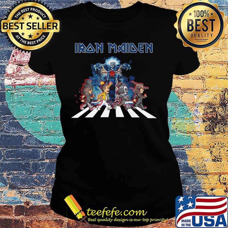 Iron maiden band members abbey road s Ladies tee Iron maiden band members abbey road s Ladies tee