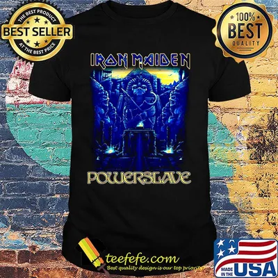 Iron maiden powerslave album shirt
