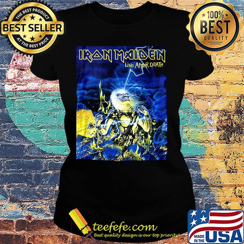 Iron maiden skeleton live after death s Ladies tee Iron maiden skeleton live after death s Ladies tee