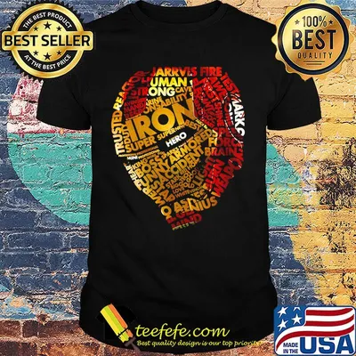 Iron superhero jarvis human strong cave shirt