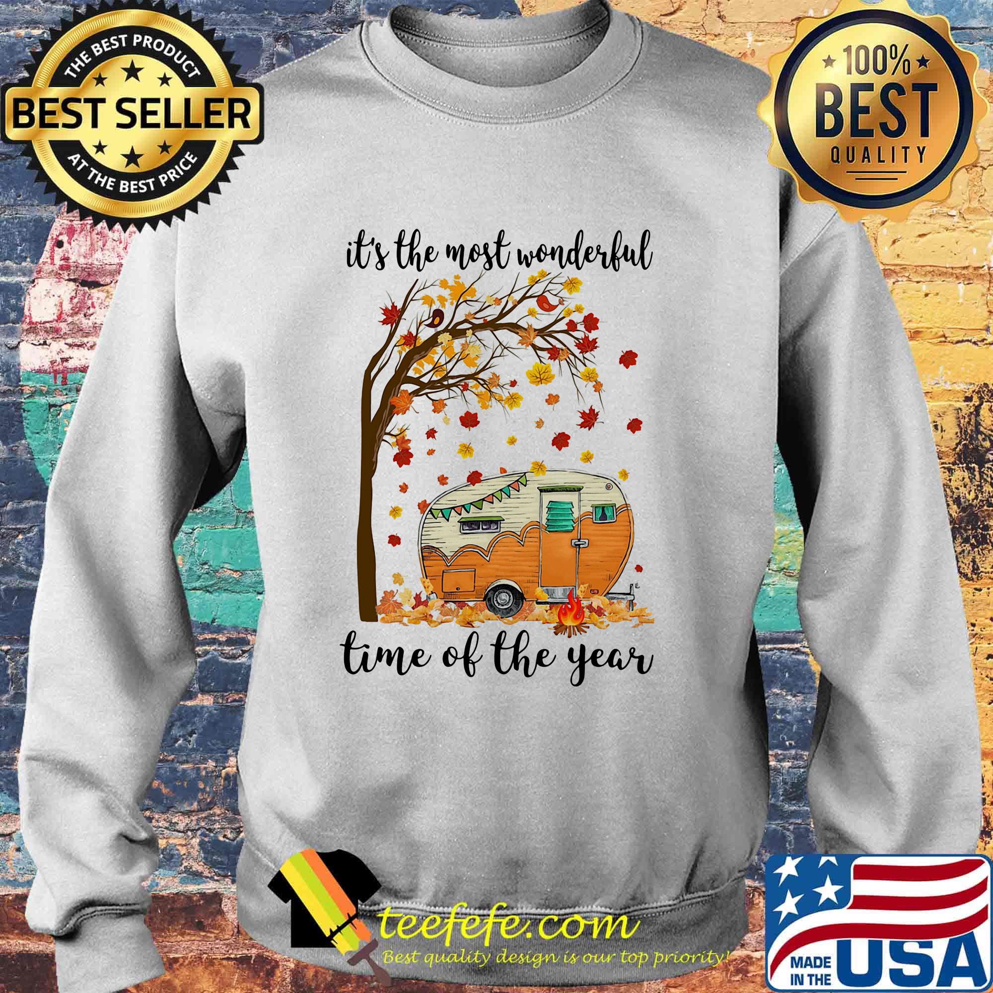 It's The Most Wonderful Time Of The Year Camping Shirt Sweater It's The Most Wonderful Time Of The Year Camping Shirt Sweater