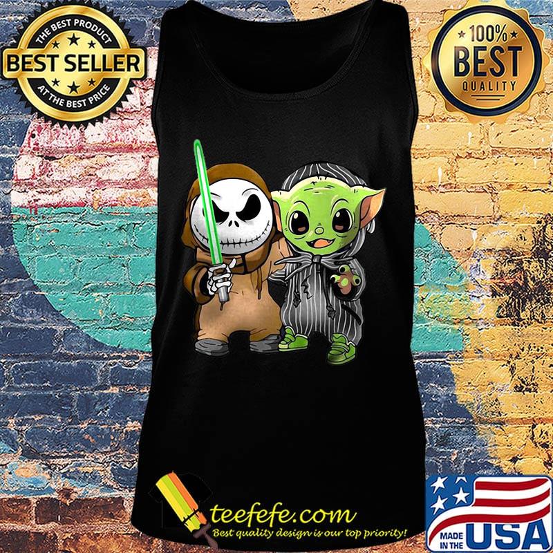 Jack skellington and baby yoda s Tank top Jack skellington and baby yoda s Tank top