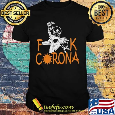 Jack skellington mask fuck coronavirus shirt