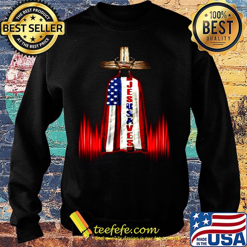 Jesus Aves Cross Crown Of Thorns Cloak UAS Shirt Sweater Jesus Aves Cross Crown Of Thorns Cloak UAS Shirt Sweater