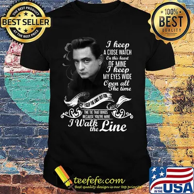 Johnny cash i keep a close watch on this heart of mine i keep my eyes wide open all the time shirt