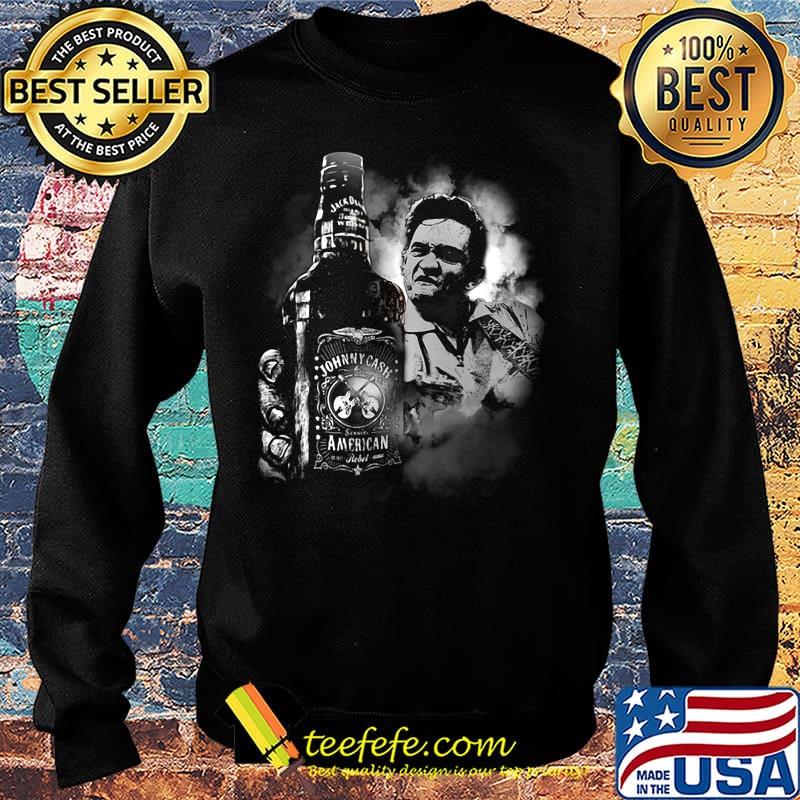 Johnny cash middle finger american wine s Sweater Johnny cash middle finger american wine s Sweater