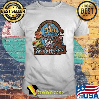 July 17th 1989 31th anniversary splash mountain shirt